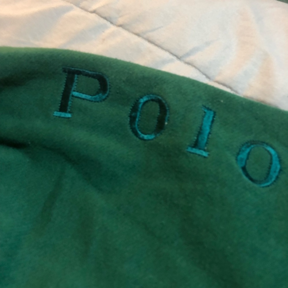 Vintage bootleg polo spell out jogger sweatpants s
